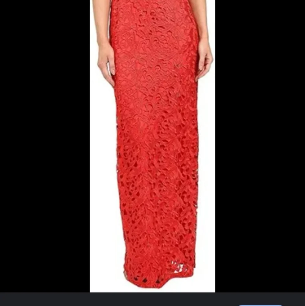 Aidan by Aidan Mattox red lace dress Size 12 - Picture 4 of 7